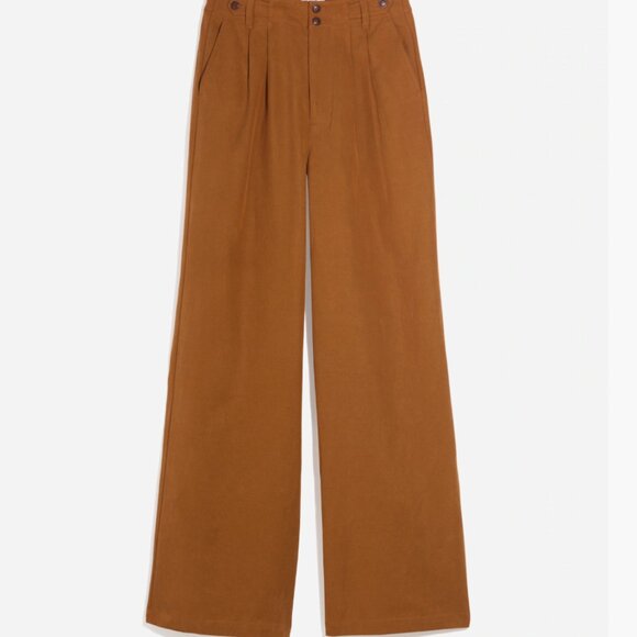 NWT Madewell Harlow Wide Leg Pants - 0 - Picture 2 of 4
